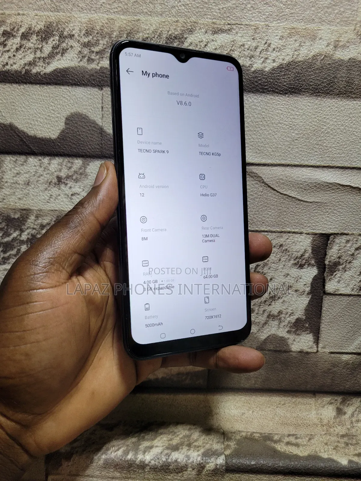 Tecno Spark 9 64 GB Black
