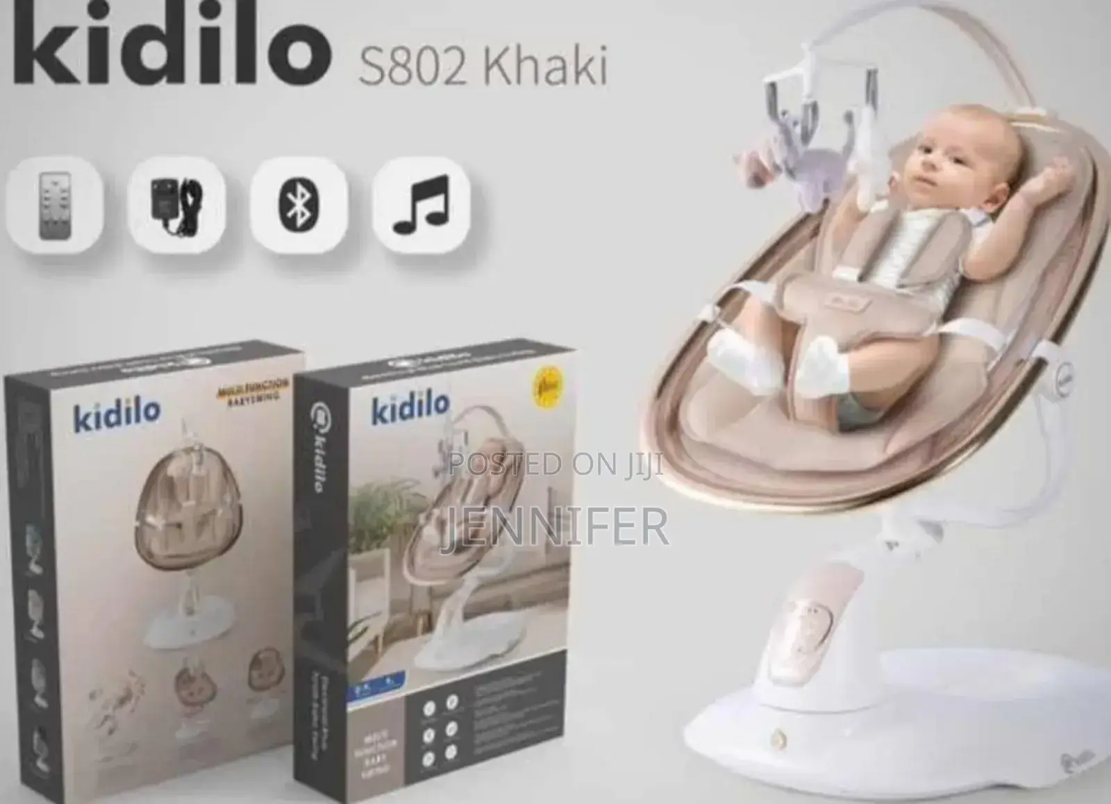 New Luxurious Kidilo Baby Swing