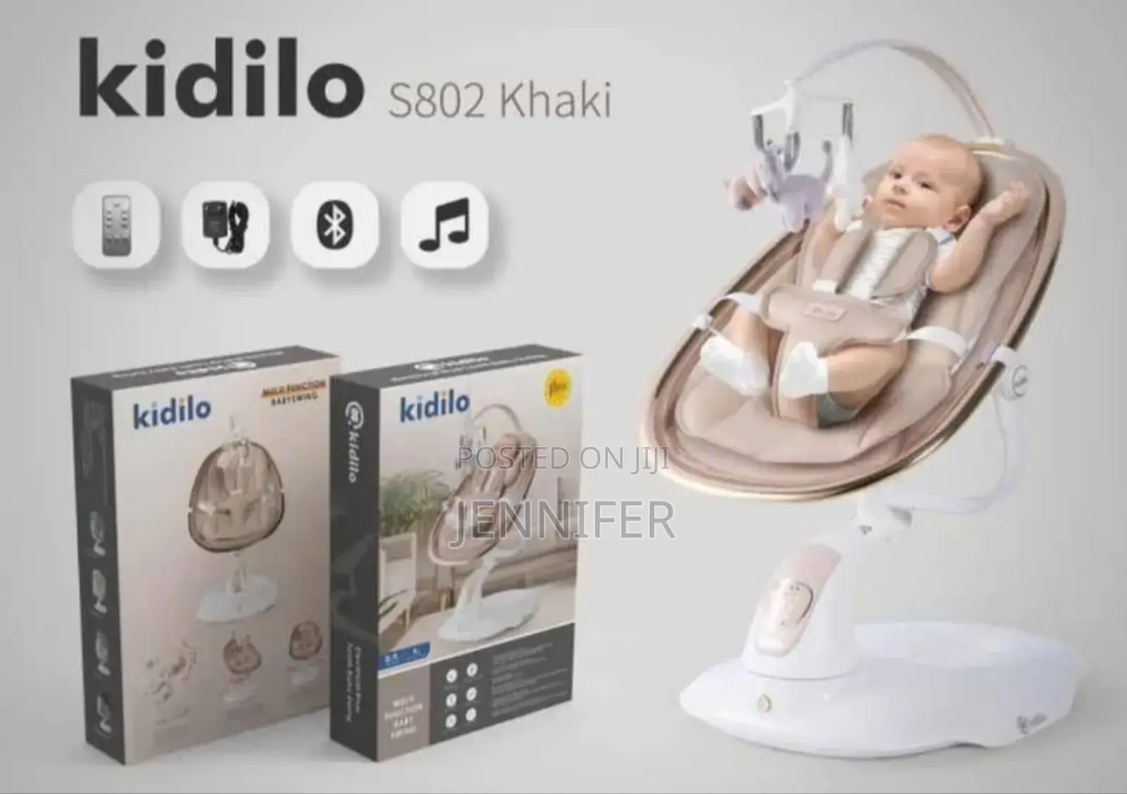 New Luxurious Kidilo Baby Swing