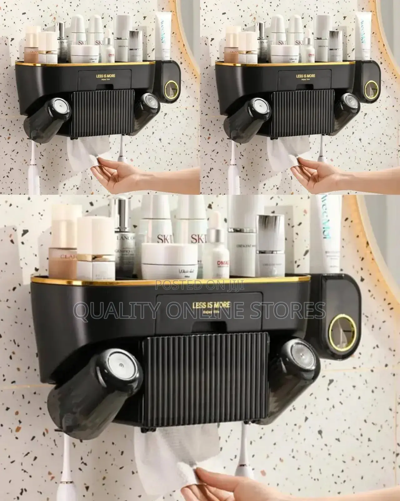 Wall Mounted Toothbrush Holder