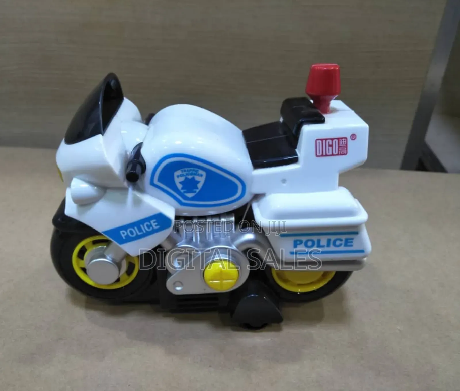 Police Motorcycle Toy for Kids -