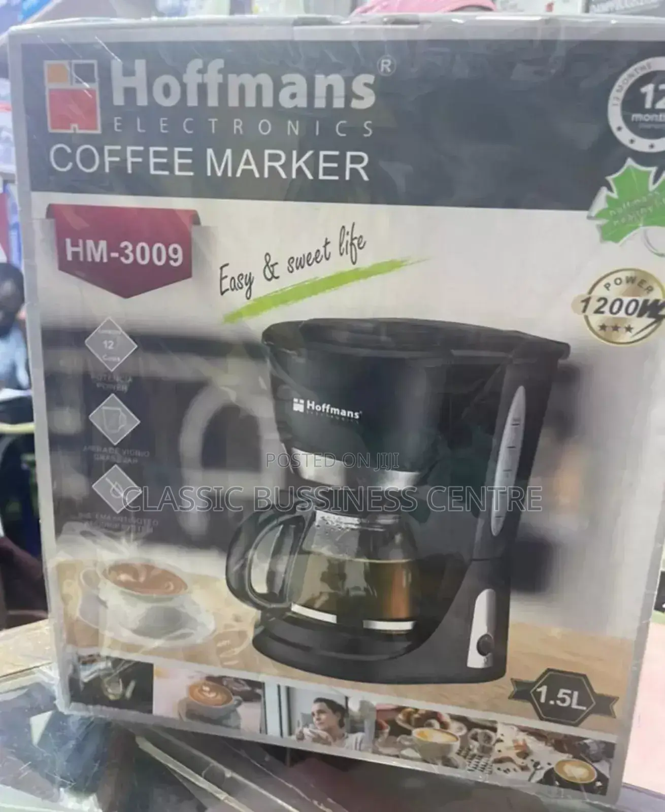 Electric Hoffman Coffee Maker Machine