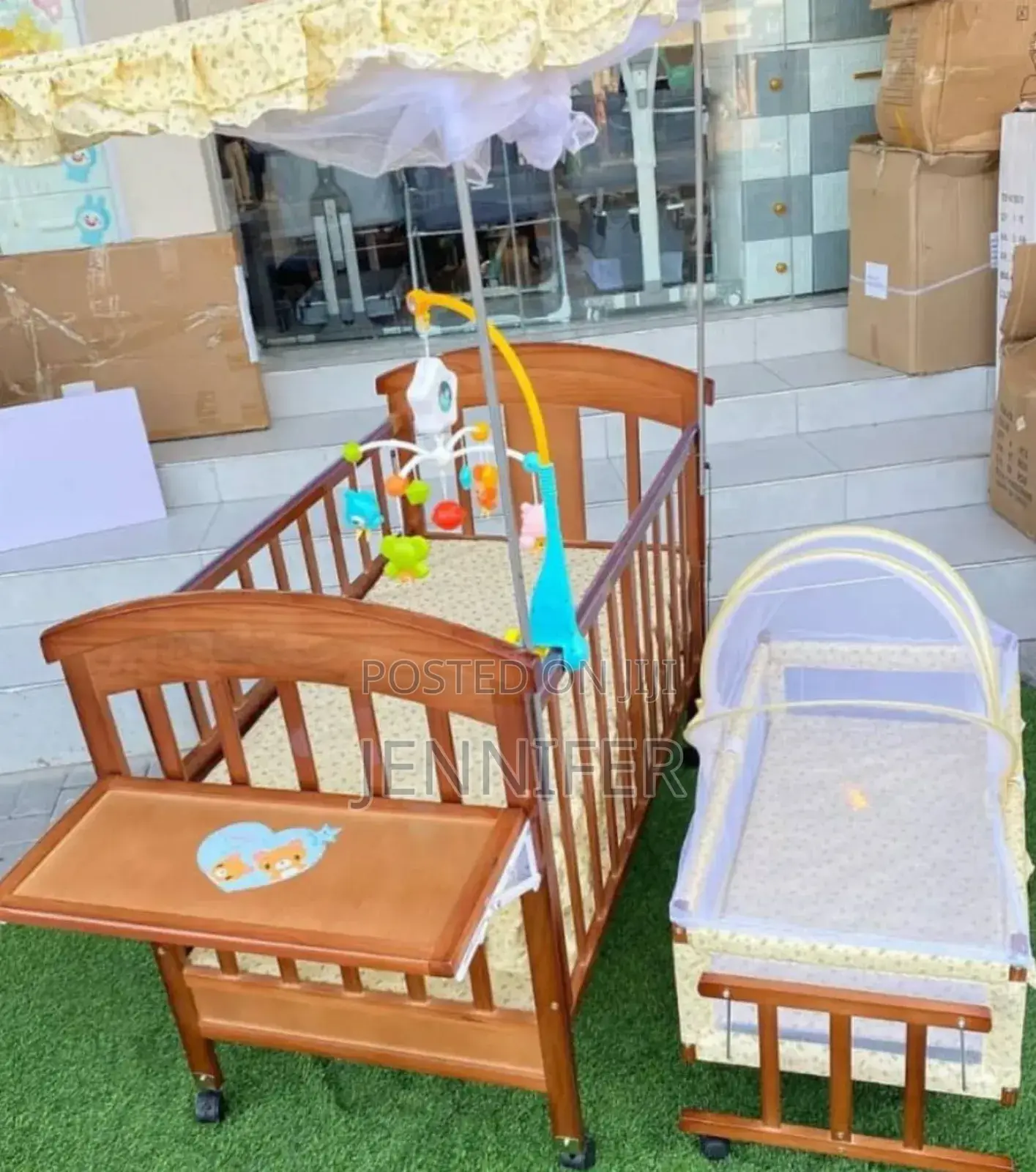 Wooden Baby Bed Cot