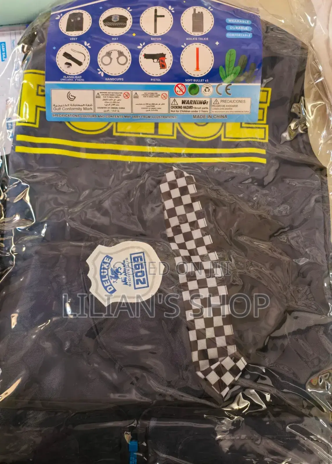 Kids Police Officer Constume