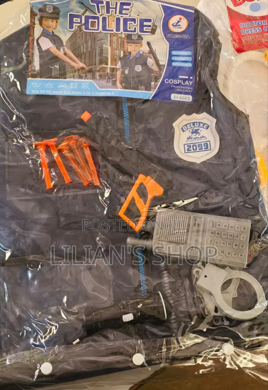 Kids Police Officer Constume