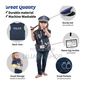Kids Police Officer Constume