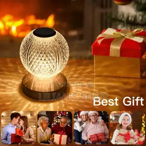 Luxurious Crystal Night Light Desk Lamp