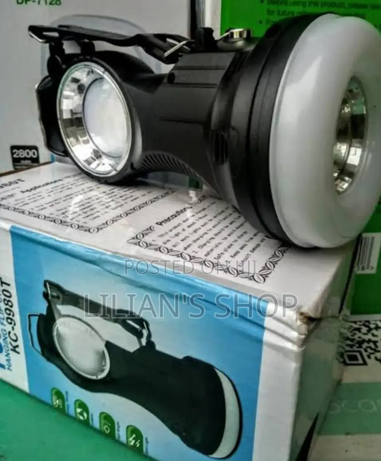Portable Hanging Flip One Lamp
