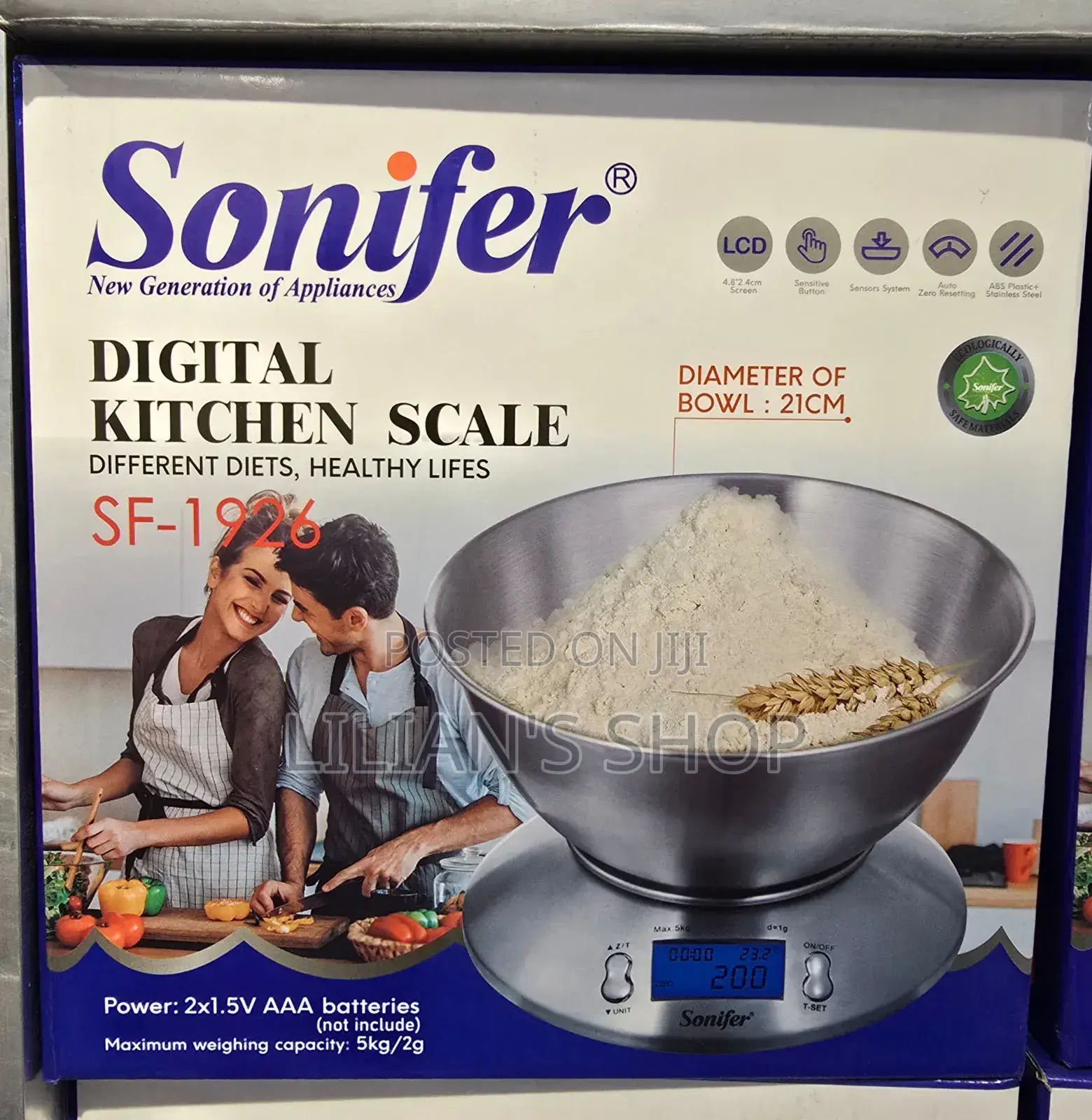 Sf-1926 Brand New Sonifer Digital Kitchen Weighing Scale