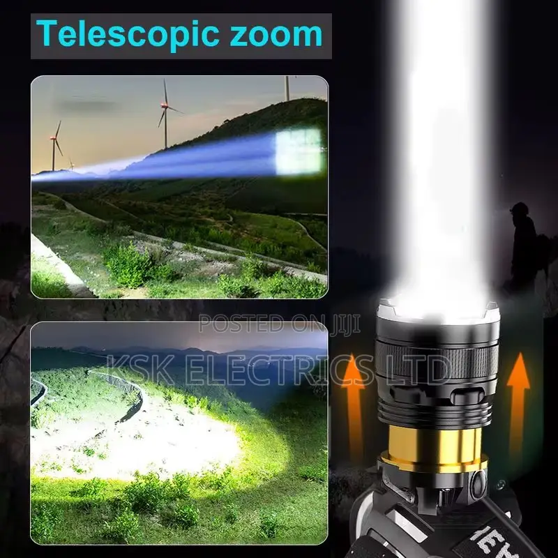 Night Fishing Wave Induction Telescopic Zoom Power Display