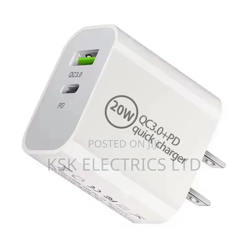 20w Pd Fast Usb Adapter Type C Quick Charger Pd20w Qc3.0