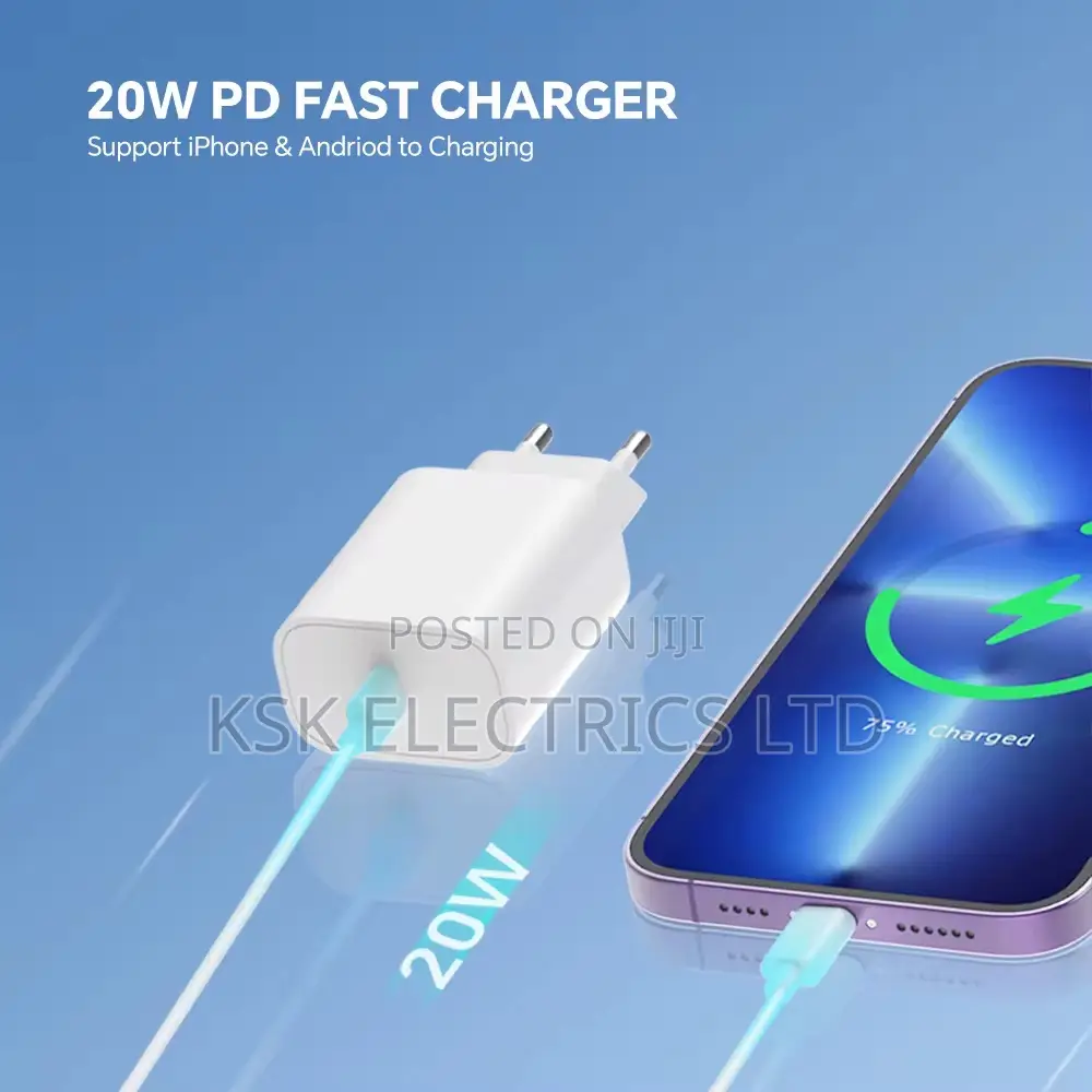 Eu Plug Single Port Usb Type C Fast Quick Charging
