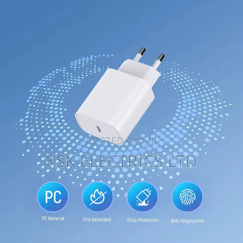 Eu Plug Single Port Usb Type C Fast Quick Charging