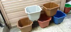 Plastic Flower Pots Square Big