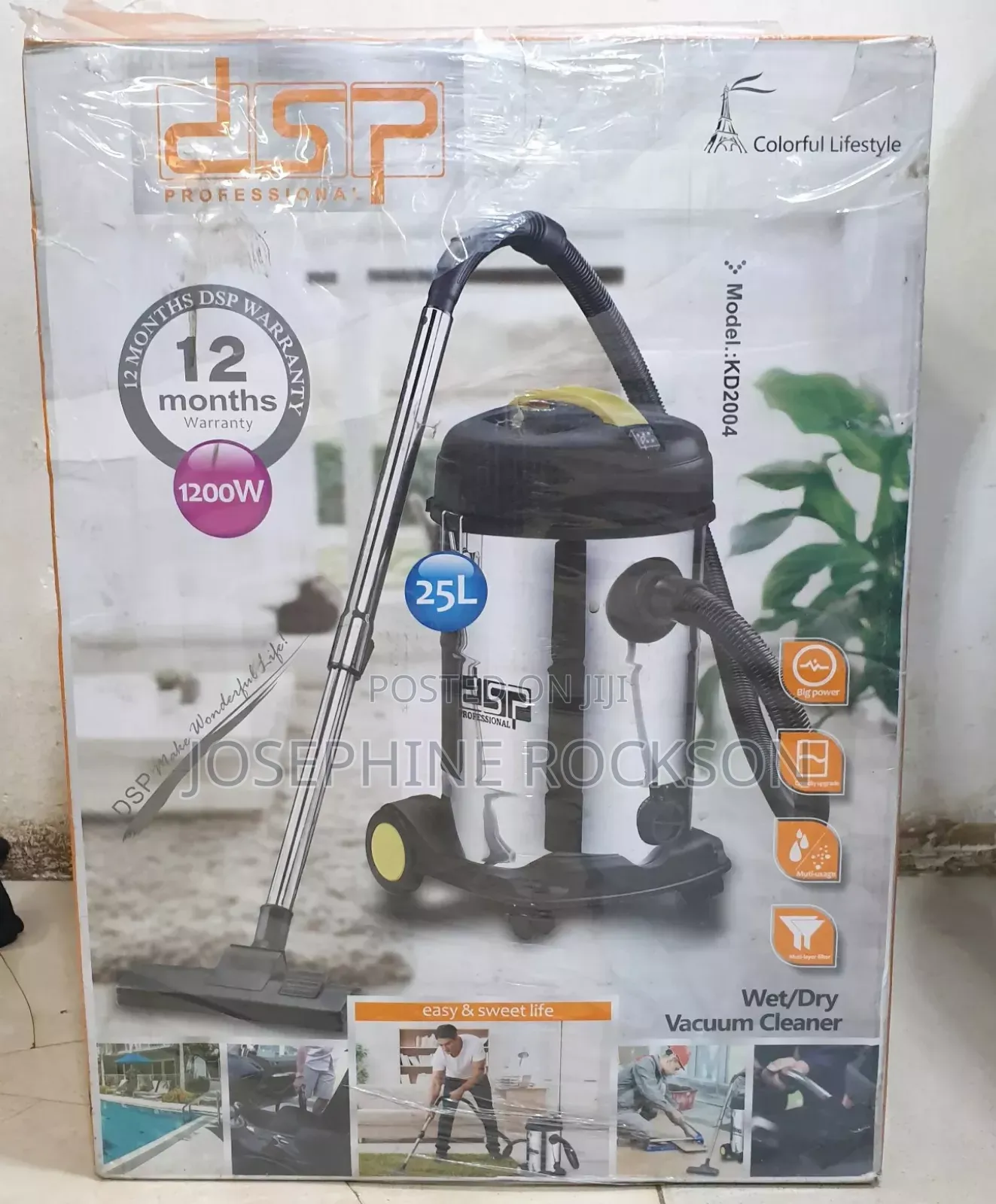 DSP Portable Wet /Dry Vacuum Cleaner