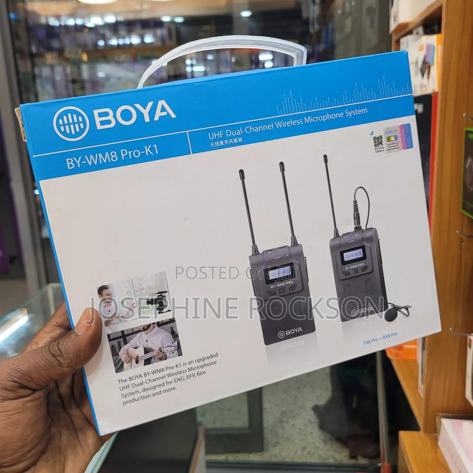 Uhf Dual Channel Wireless Microphone