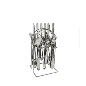 Stainless Steel 24pcs Cutlery Set With Holder