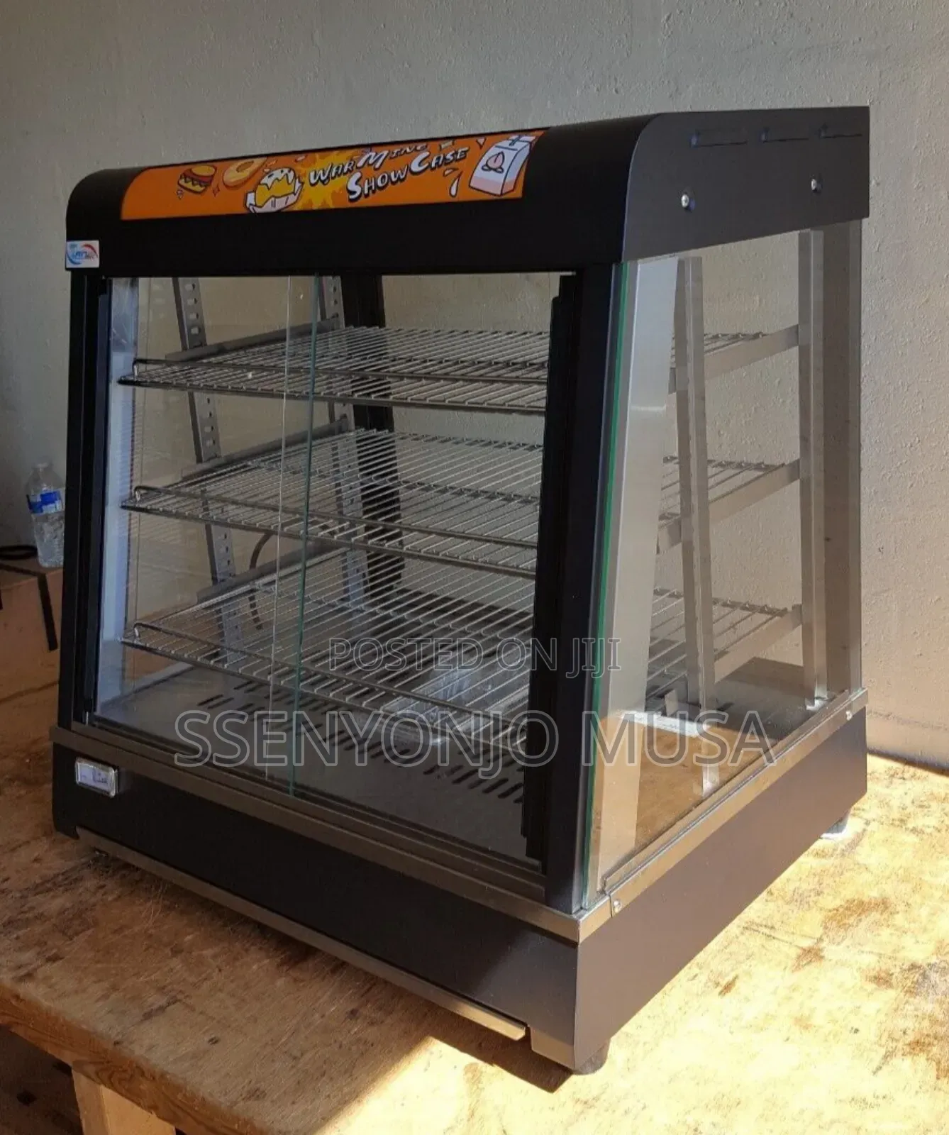 Restaurant Countertop 3-Tier Food Warmer Display Case With Led Light.