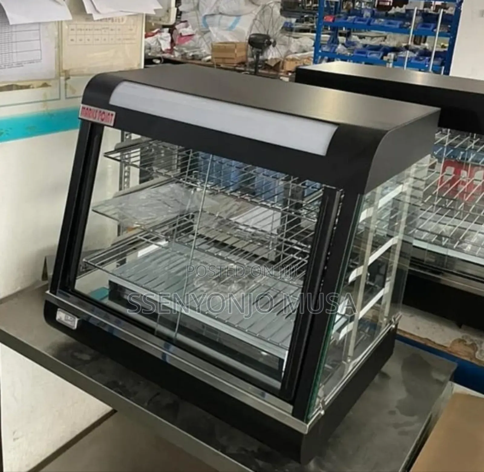 Restaurant Countertop 3-Tier Food Warmer Display Case With Led Light.