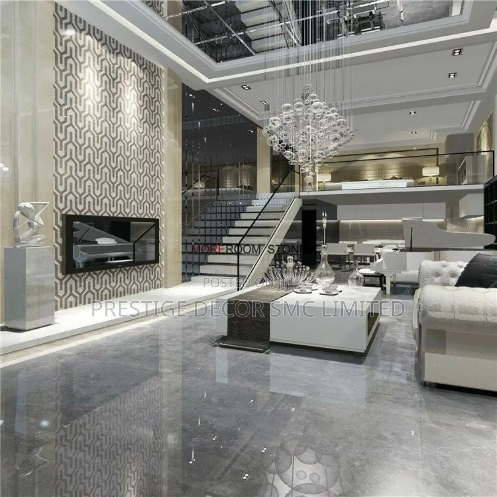 Gypsum Sitting Room Decore