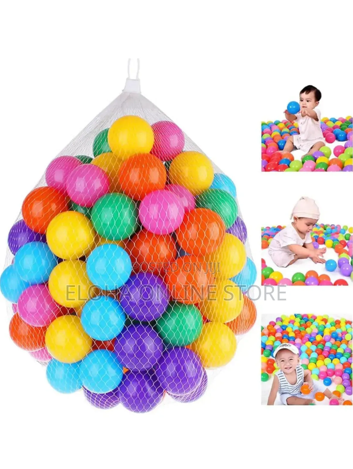 50 Pieces Non Toxic Fun Balls Bag for Kid