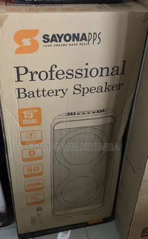 15inch Duo Professional Rechargeable Speaker