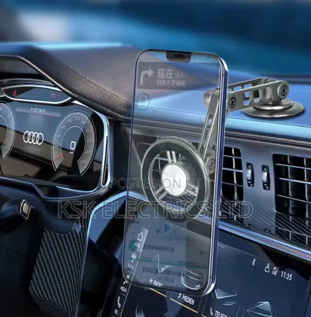 360 Degree Rotation Magnetic Phone Mount for iPhone