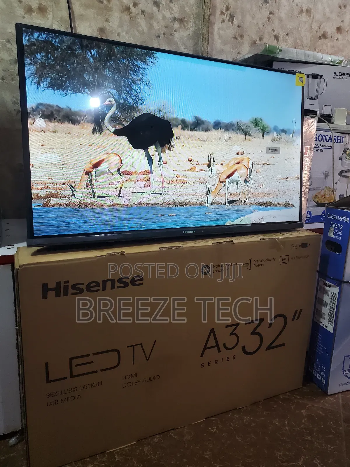 Hisense Led Tv 32" With Free to Air Deconder