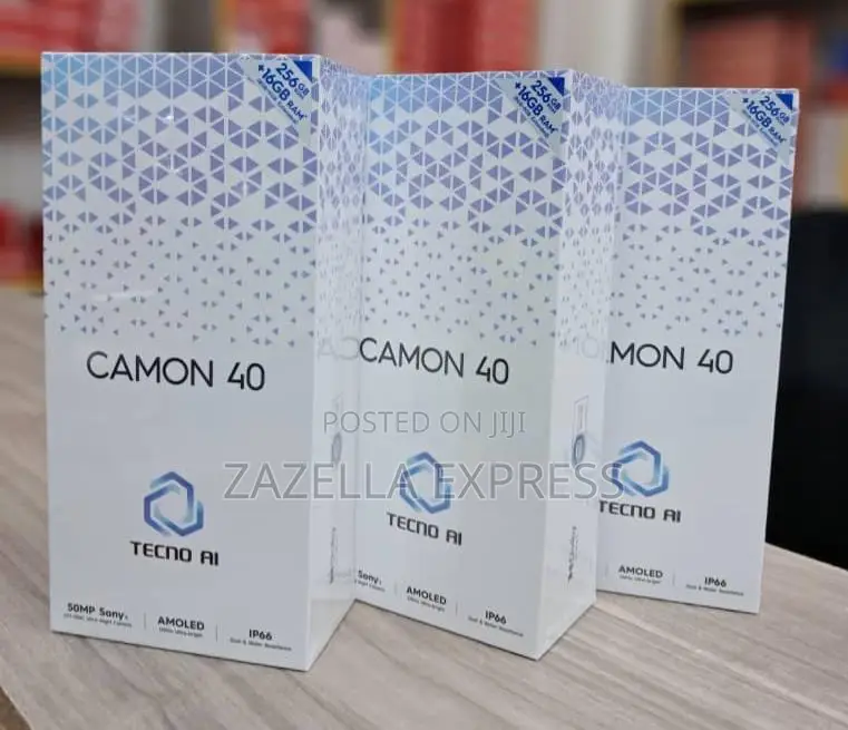 New Tecno Camon 40 256 GB Black
