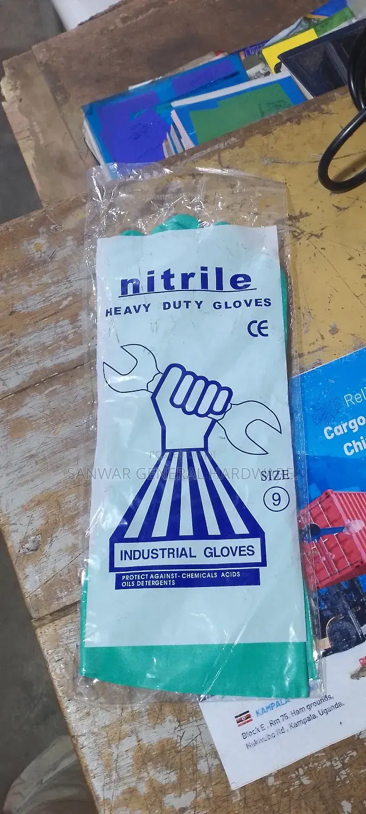 Nitrile Heavy Duty Gloves (Industrial Gloves)