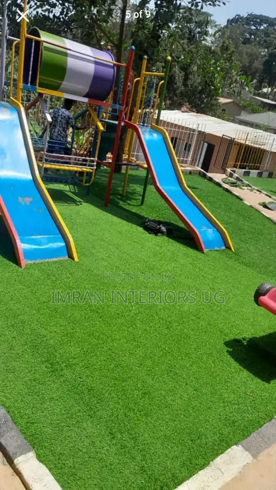 Artificial Grass Carpet Used in Kids Play Area Available.