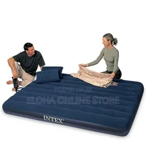 Intex Classic Airbed Set With 2 Pillows and a Pump