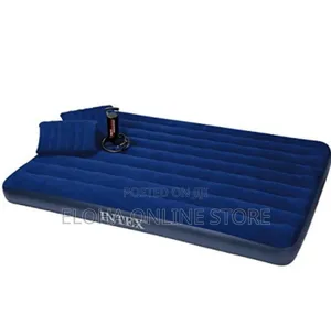 Intex Classic Airbed Set With 2 Pillows and a Pump