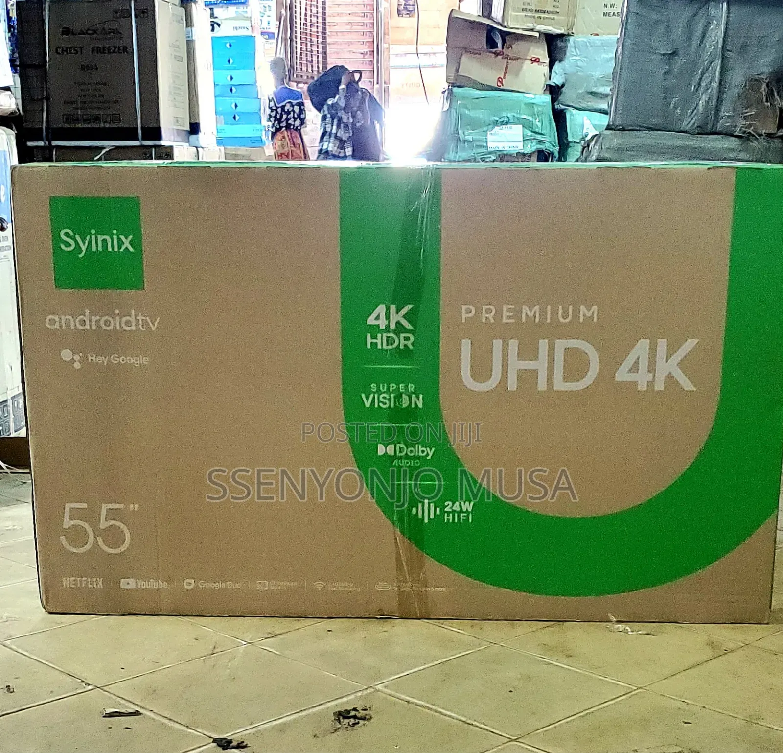 Syinix 55 Inch Premium Uhd Google Tv-55u61g