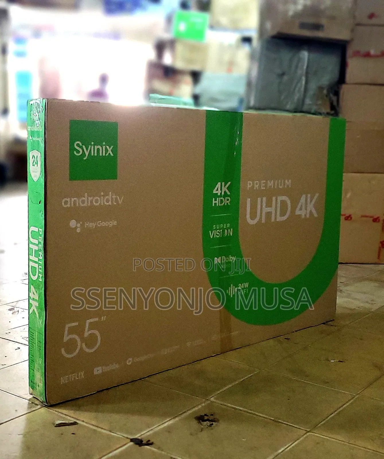 Syinix 55 Inch Premium Uhd Google Tv-55u61g