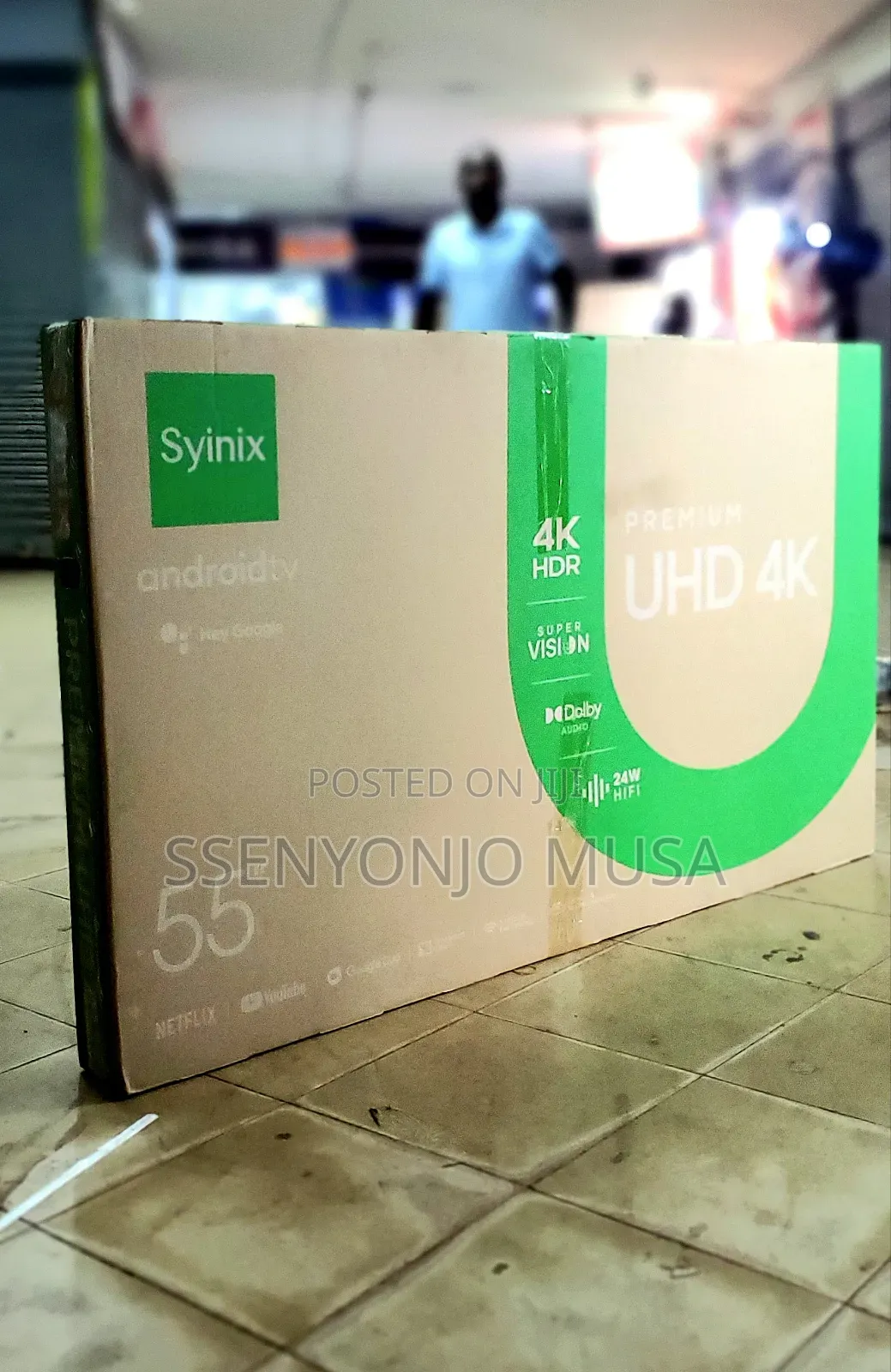 Syinix 55 Inch Premium Uhd Google Tv-55u61g