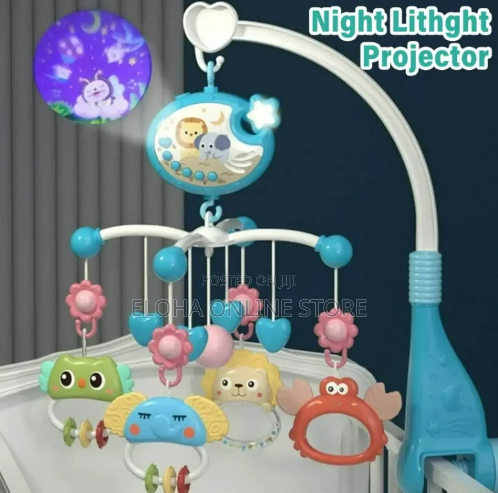 Baby Mobile for Crib With Light Soothing Music,