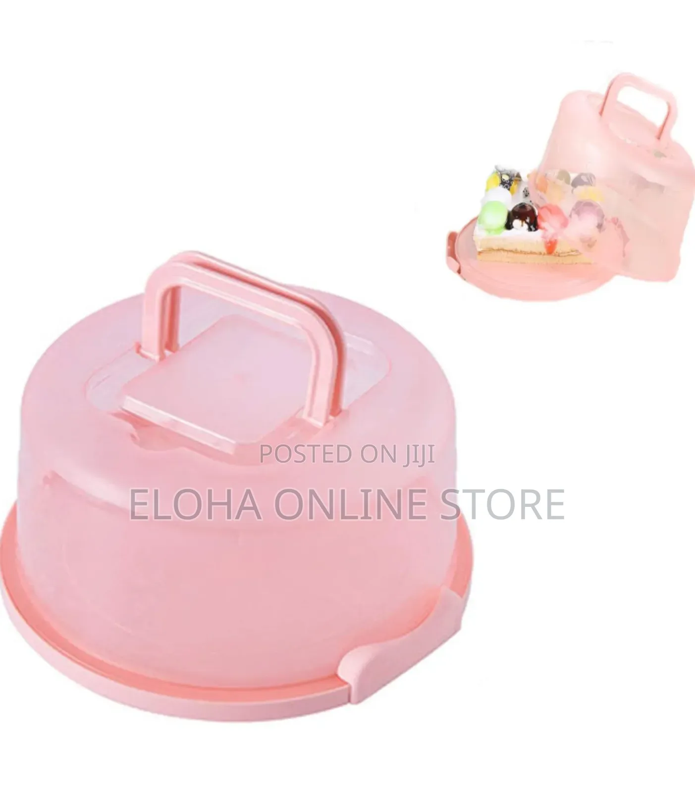 Handheld Cake Packaging Food Storage With a Lid