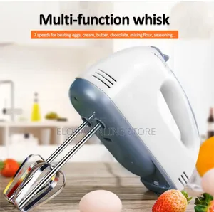 Portable Electric Hand Mixer With 7 Speeds