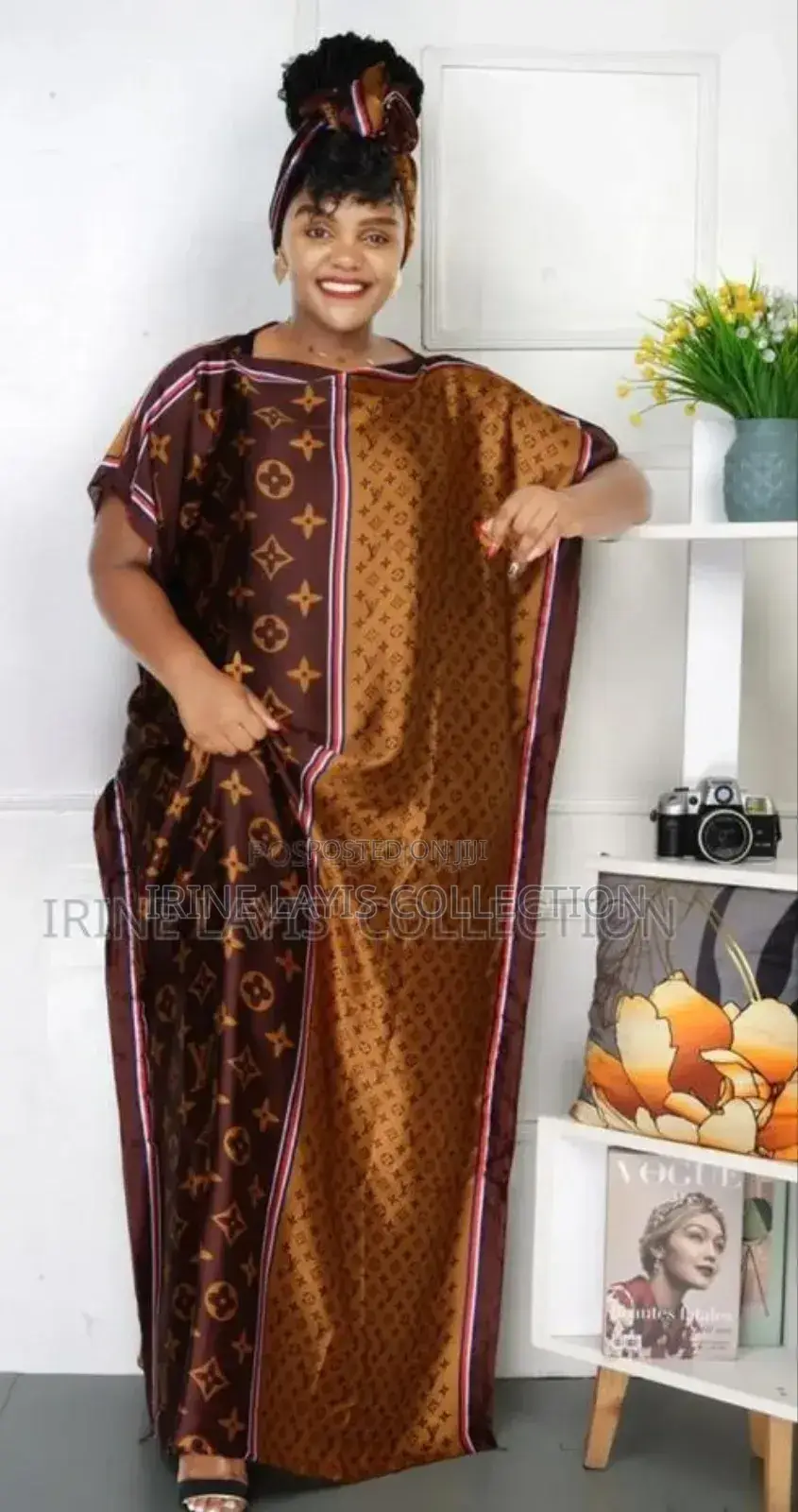 Women's Kaftan Satin Dresses