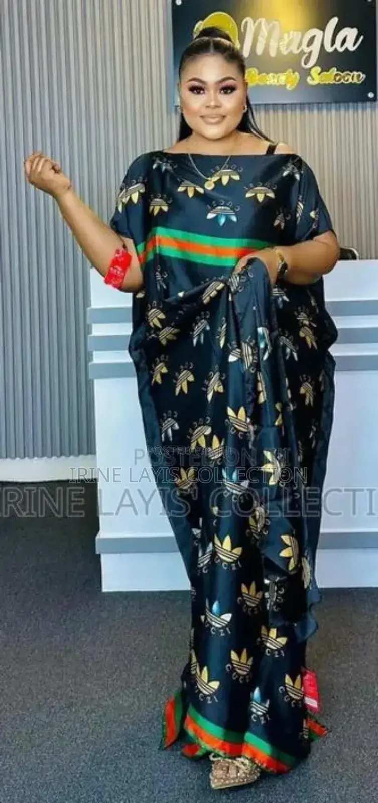 Women's Kaftan Satin Dresses