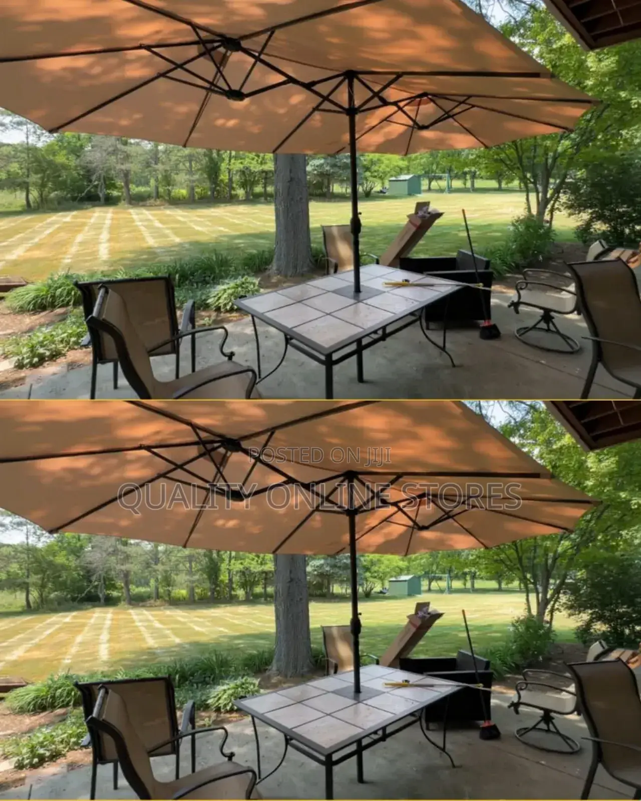 Outdoor Double Umbrella