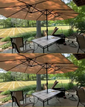 Outdoor Double Umbrella