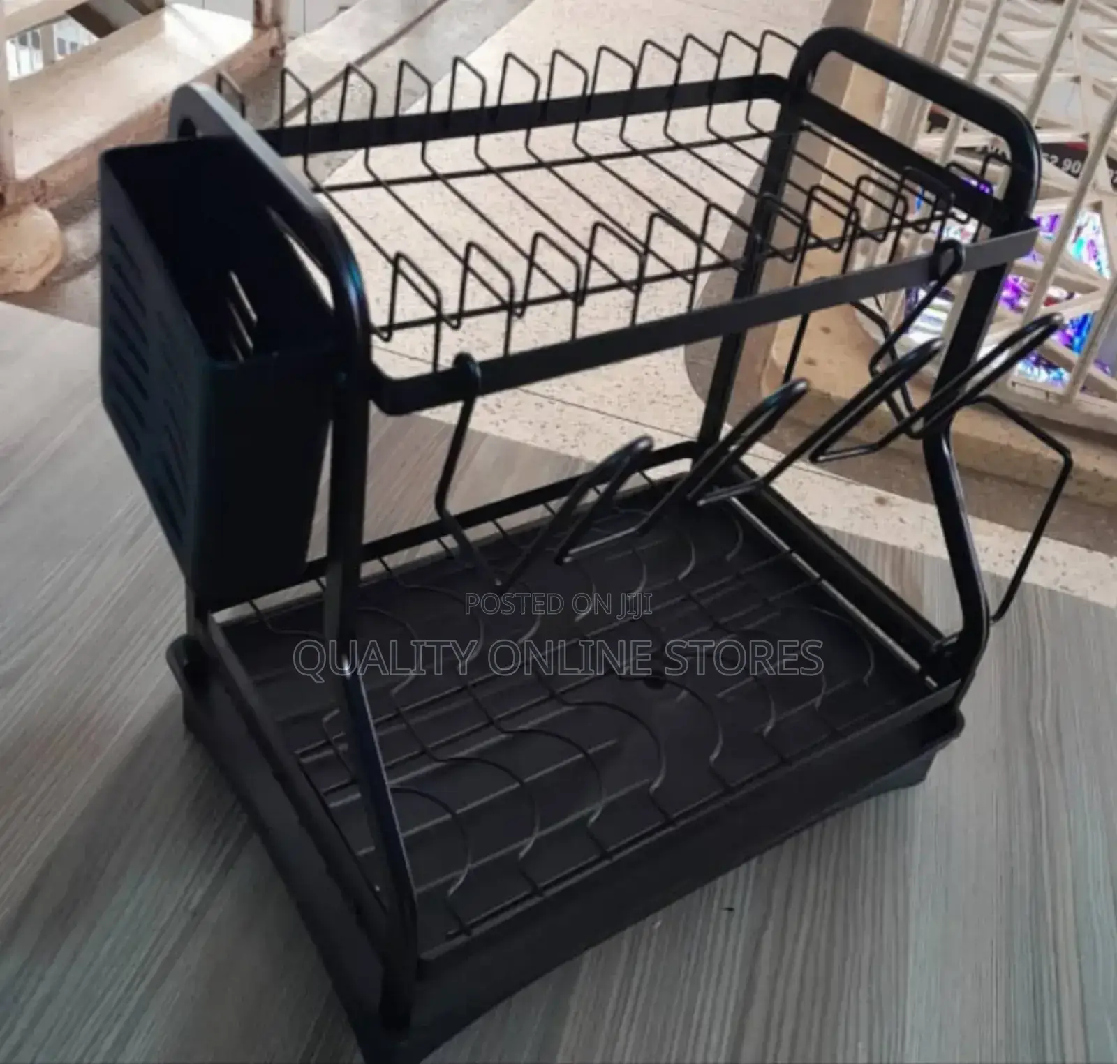 Stainless Double Dish Rack