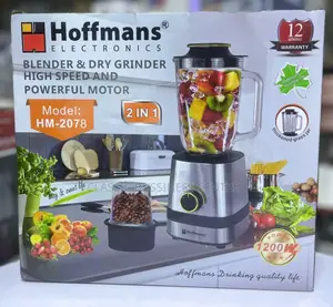 Hoffman 2 in 1 Blender and Dry Grinder