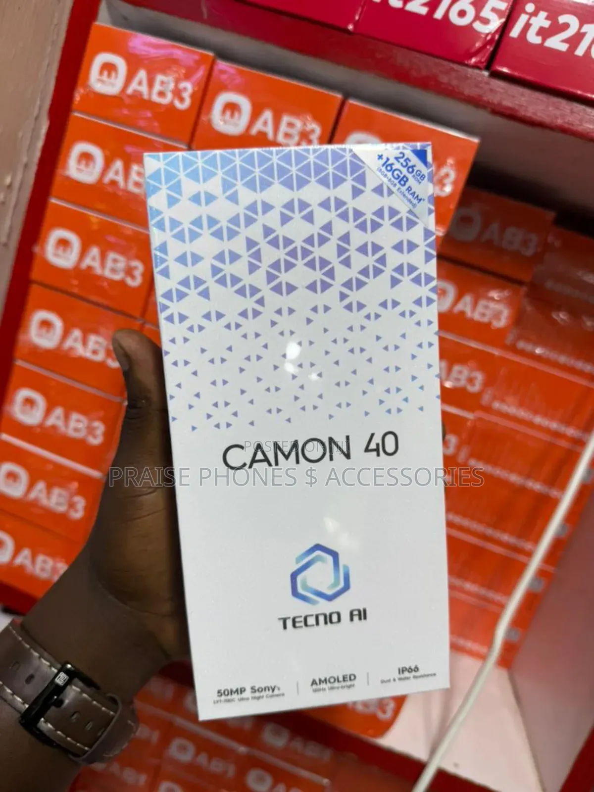 New Tecno Camon 40 256 GB Gray