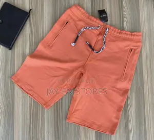 Faded Orange Sweater Short