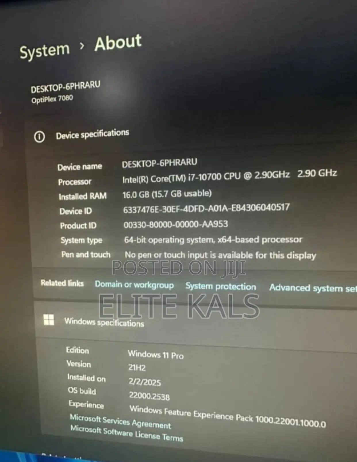 Desktop Computer Dell OptiPlex 3050 4GB Intel Core 2 Duo HDD 320GB