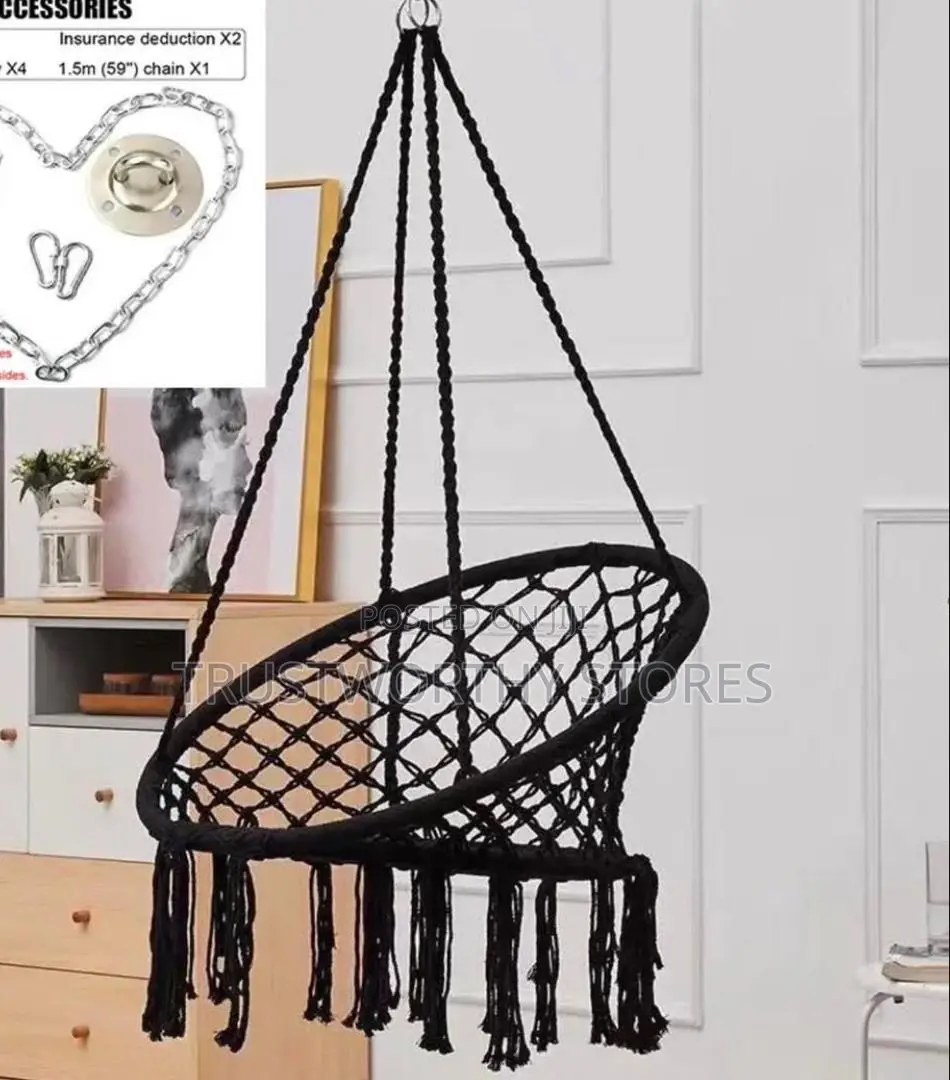 Cotton Hanging Chair - Durable and Comfortable