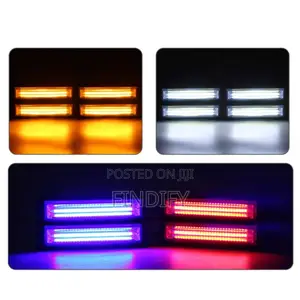 Emergency Flashing Lights Kit for Cars Grille Running Led
